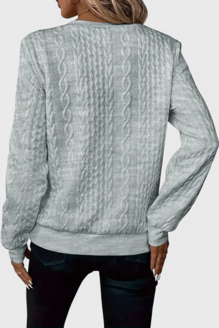Zoey Soft Zip-Up Knit Jumper