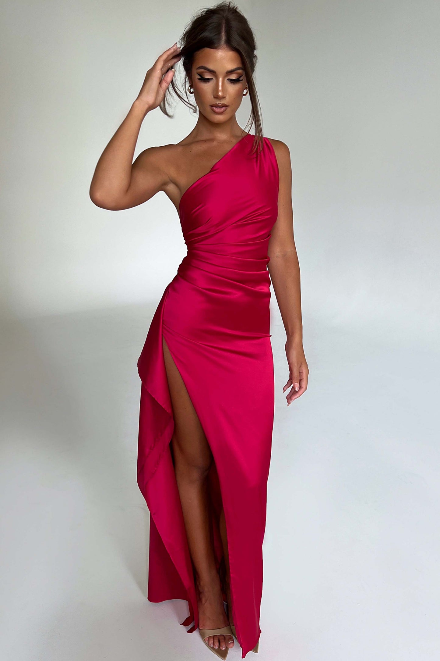 Emberly One-Shoulder Maxi Dress