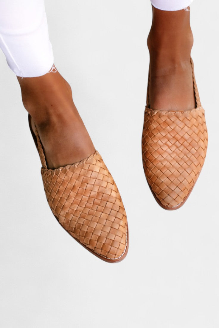 Isadora Handwoven Slingback Flats