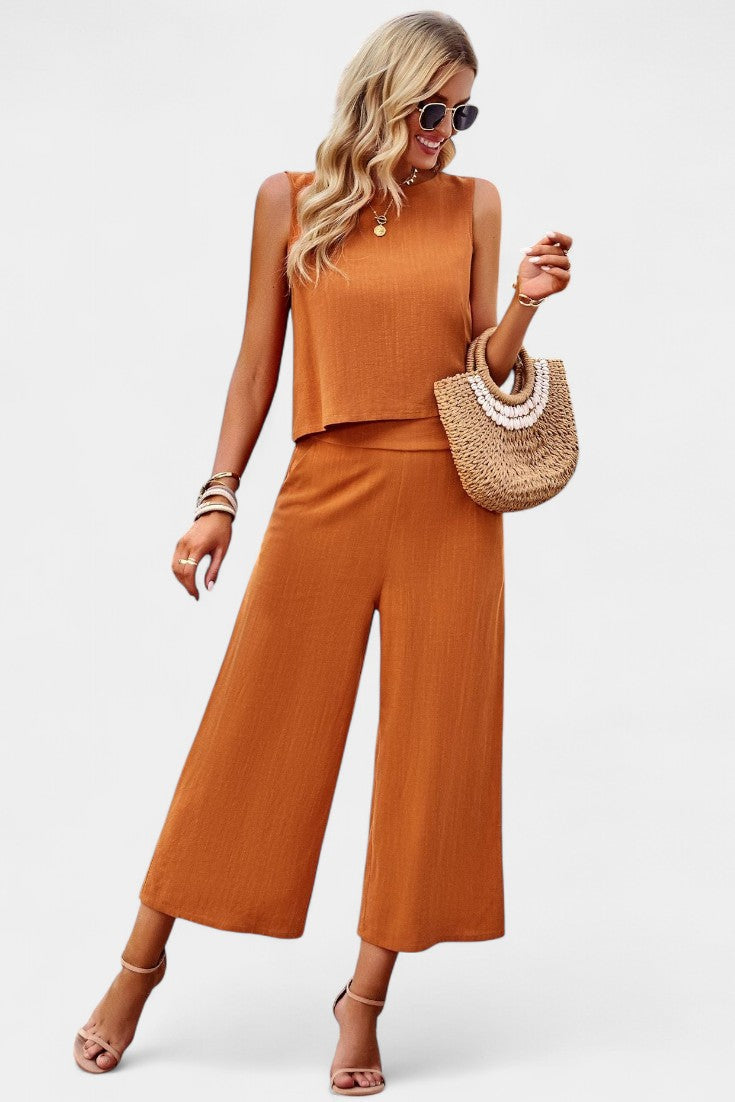 Lavinia Flowy Boho Top & Shorts Set