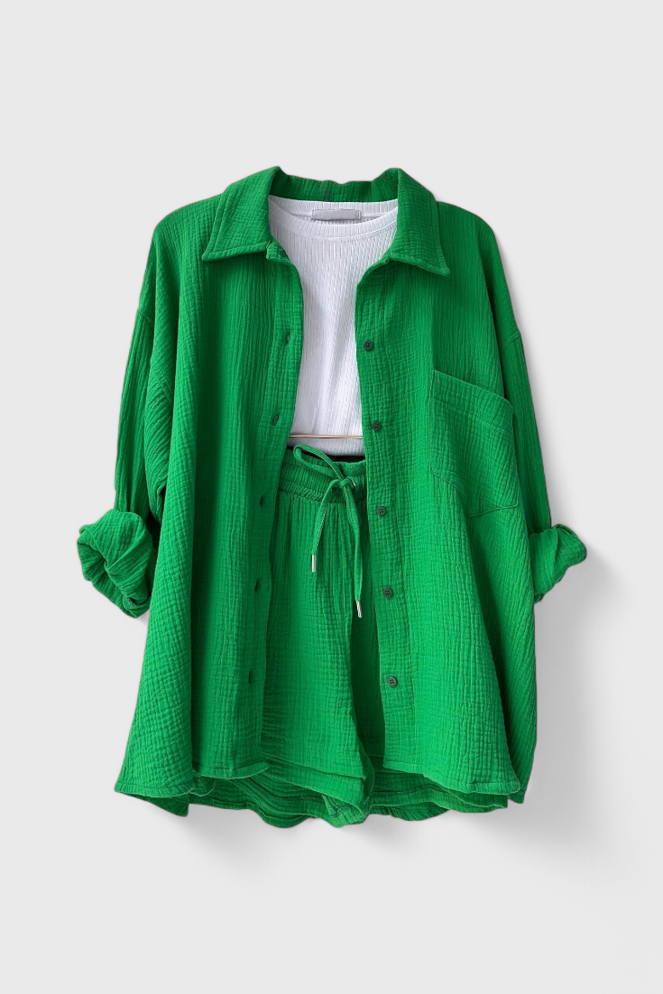 Xenia Relaxed Lounge Collar Set