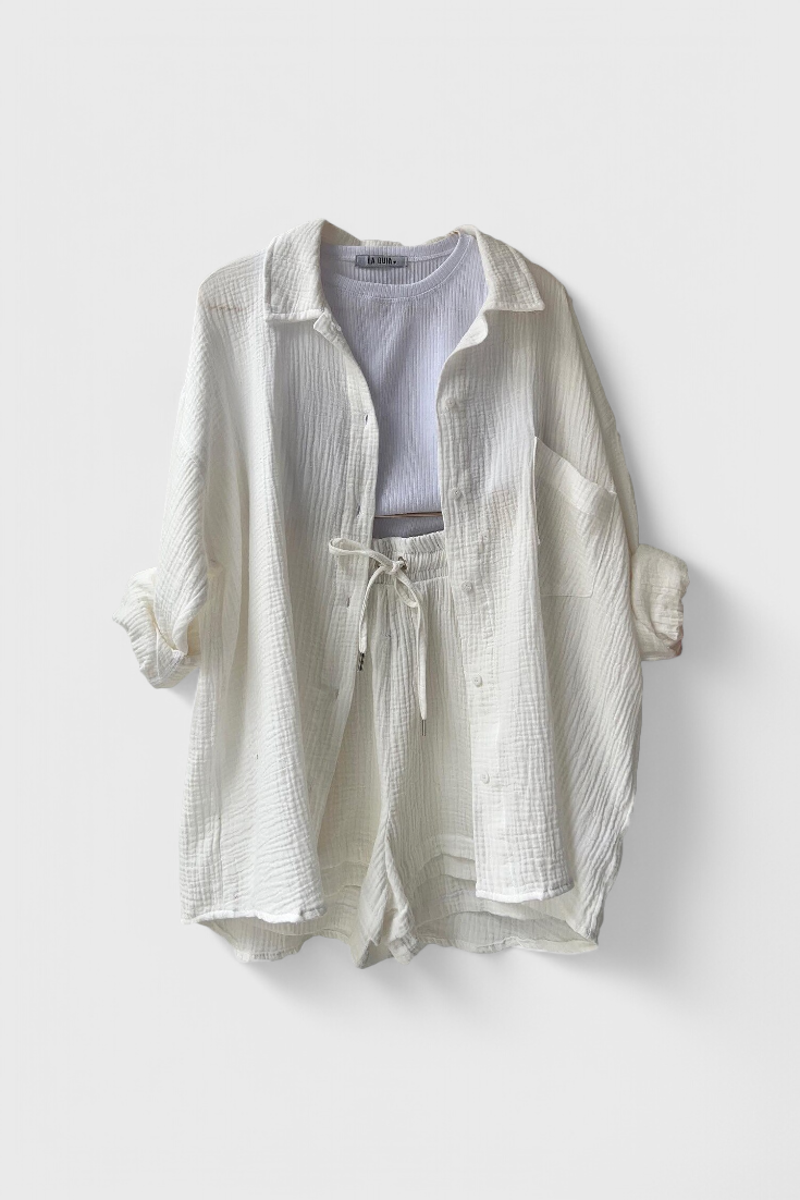 Xenia Relaxed Lounge Collar Set