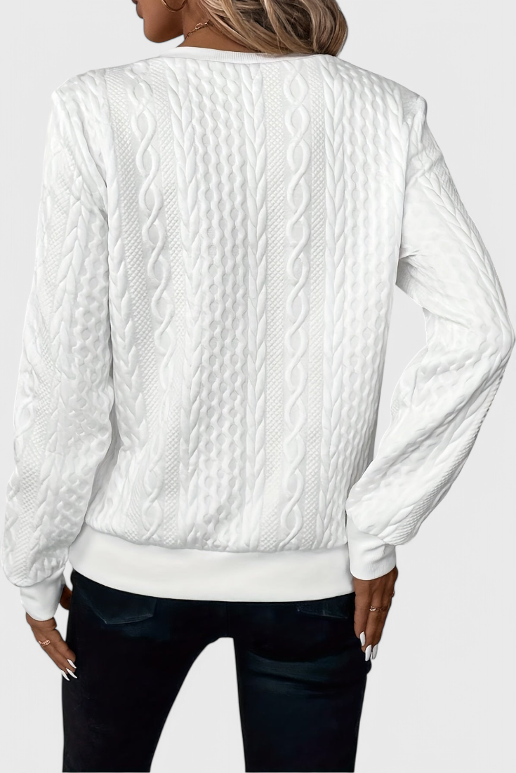 Zoey Soft Zip-Up Knit Jumper
