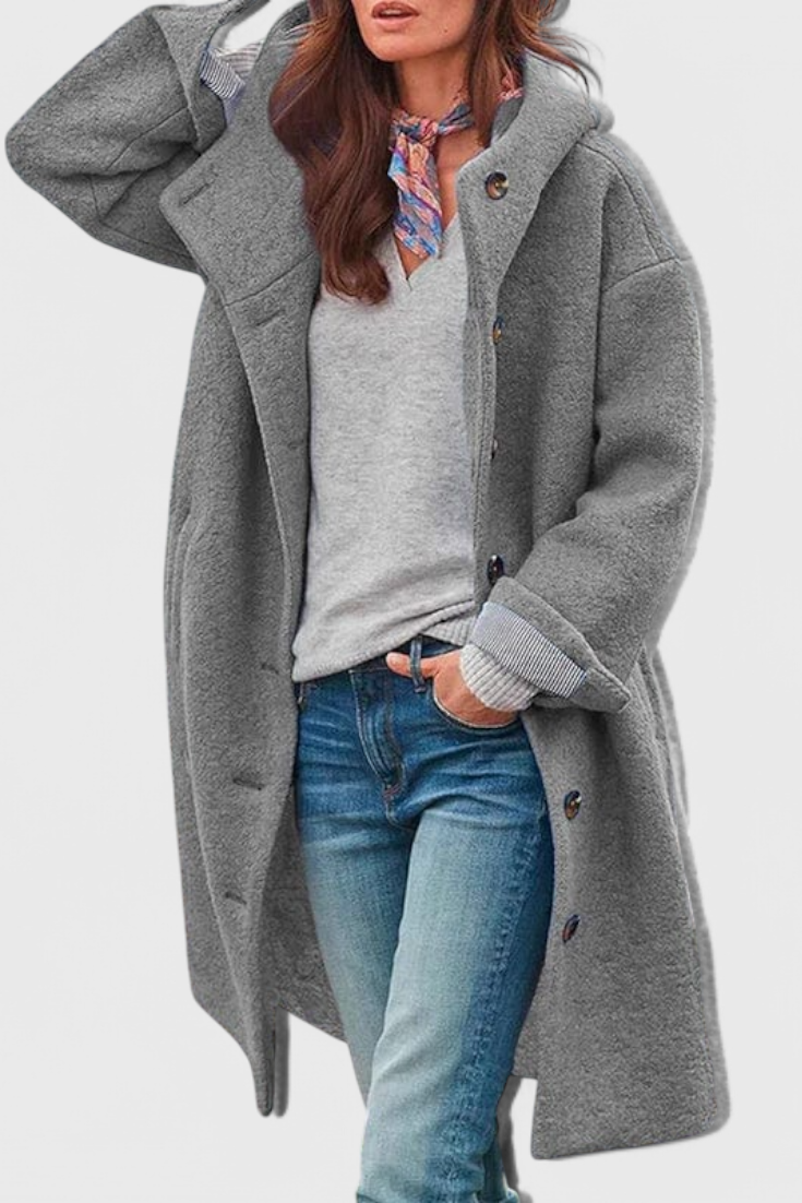 Penelope Elegant Hooded Winter Coat