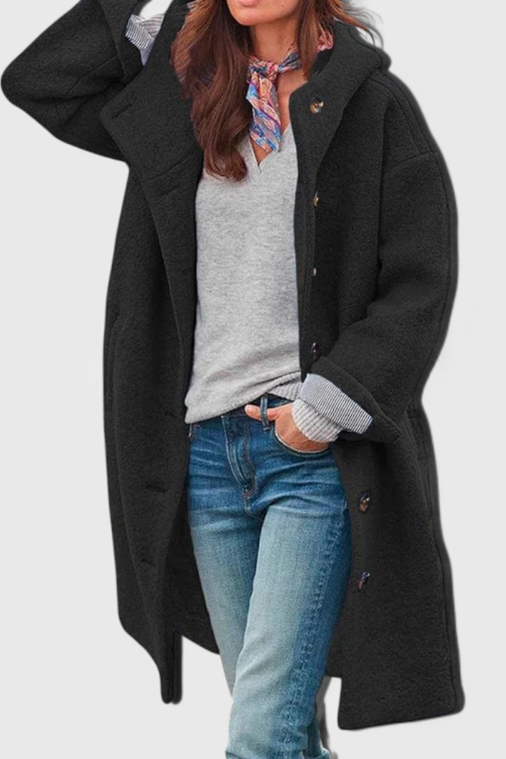 Penelope Elegant Hooded Winter Coat