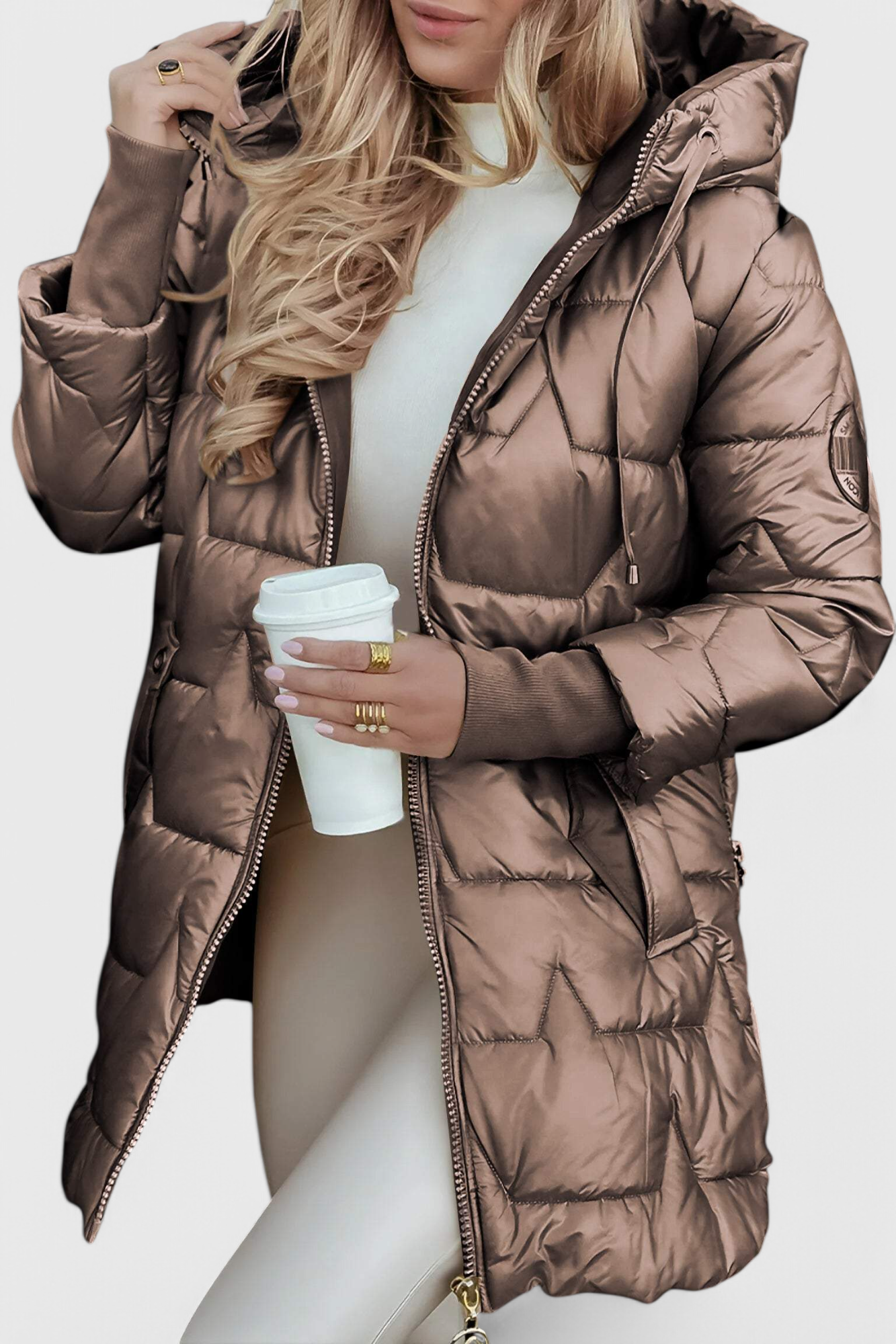 Marcella Cozy Insulated Coat with Hood