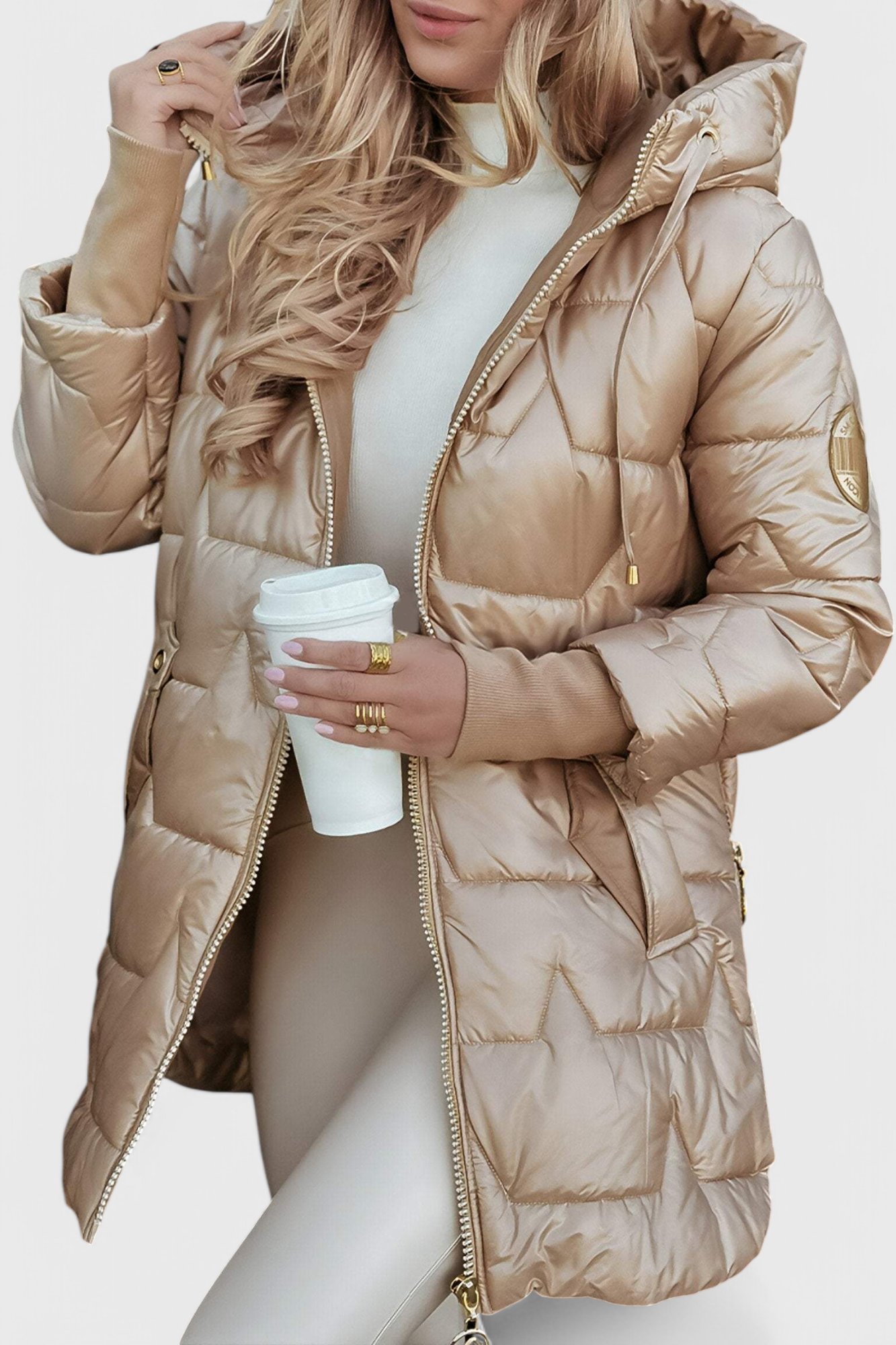 Marcella Cozy Insulated Coat with Hood
