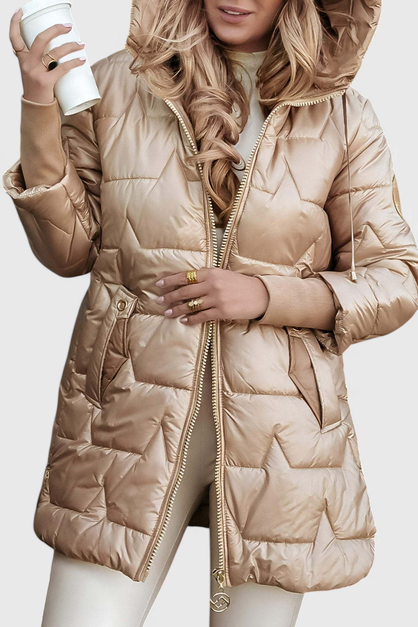 Marcella Cozy Insulated Coat with Hood
