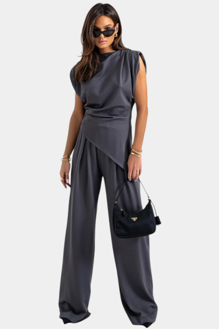 Sofia Draped Shoulder Set