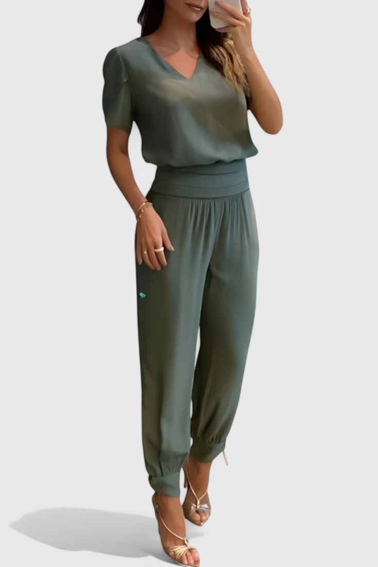 Cassandra Blouse and Trousers Set