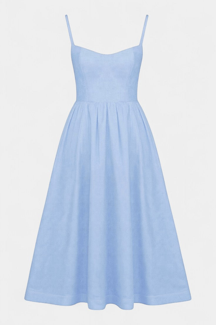 Marvelle Sleeveless Flowy Midi Dress