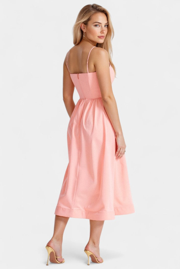 Marvelle Sleeveless Flowy Midi Dress