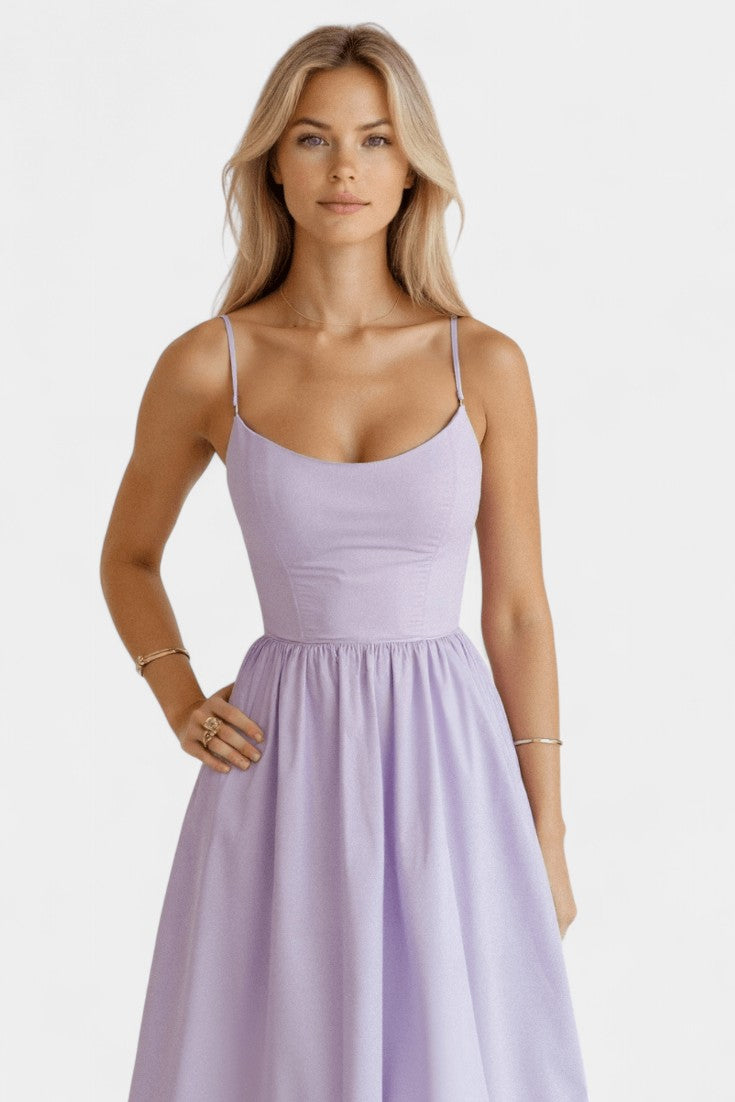 Marvelle Sleeveless Flowy Midi Dress