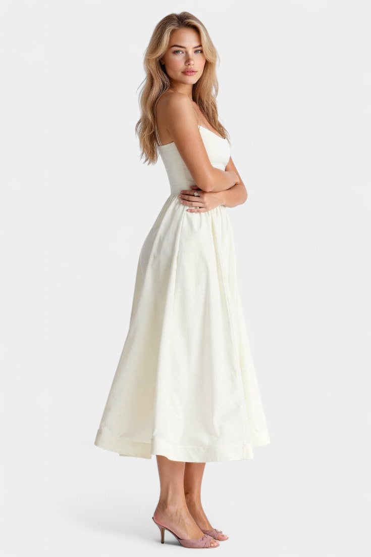 Marvelle Sleeveless Flowy Midi Dress