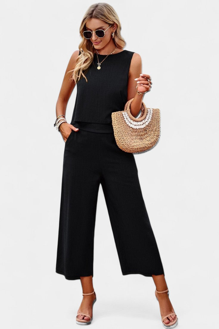 Lavinia Flowy Boho Top & Shorts Set