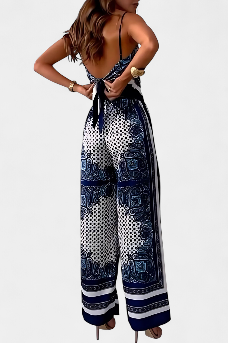 Leonie Paisley Tie-Back Co-Ord Set