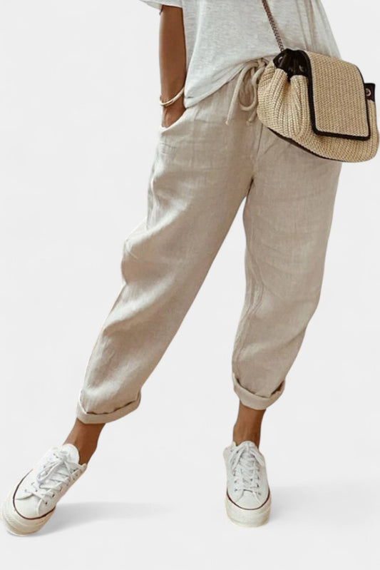 Alba Breathable Straight-Leg Pants