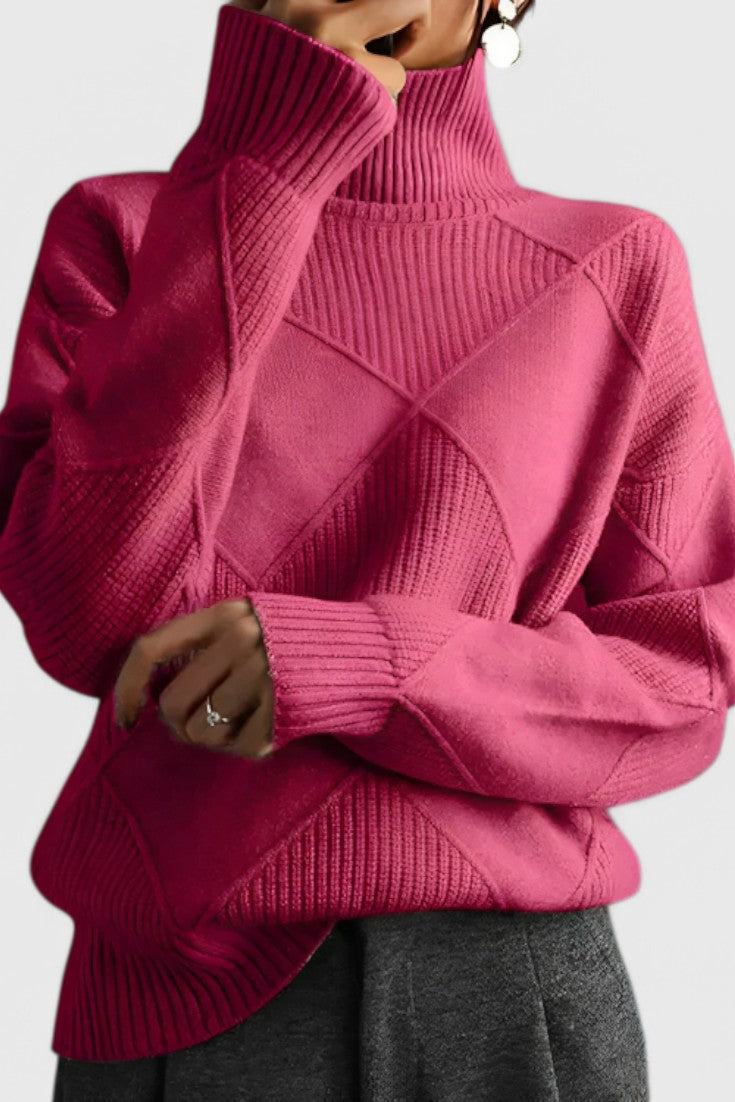 Jasmine Cosy Cashmere Turtleneck Jumper