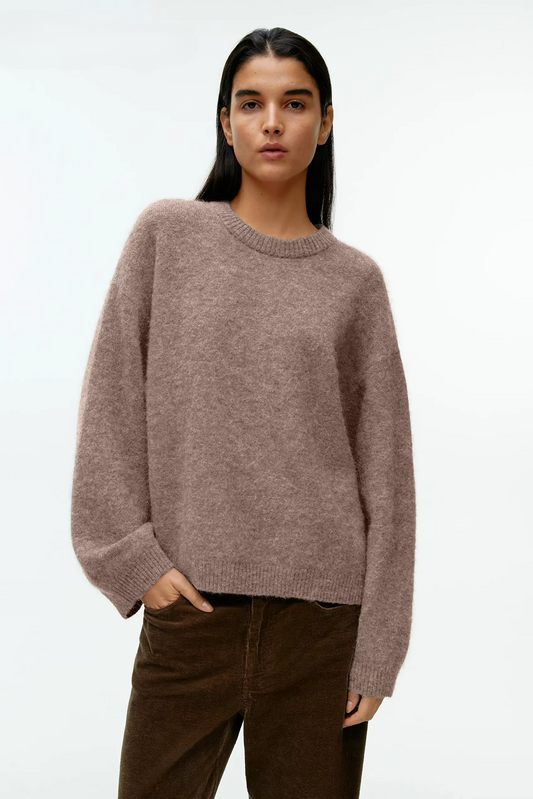 Matilda Relaxed Fit Sweater in Soft Knit Blend