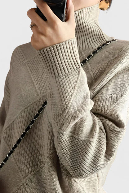 Jasmine Cosy Cashmere Turtleneck Jumper