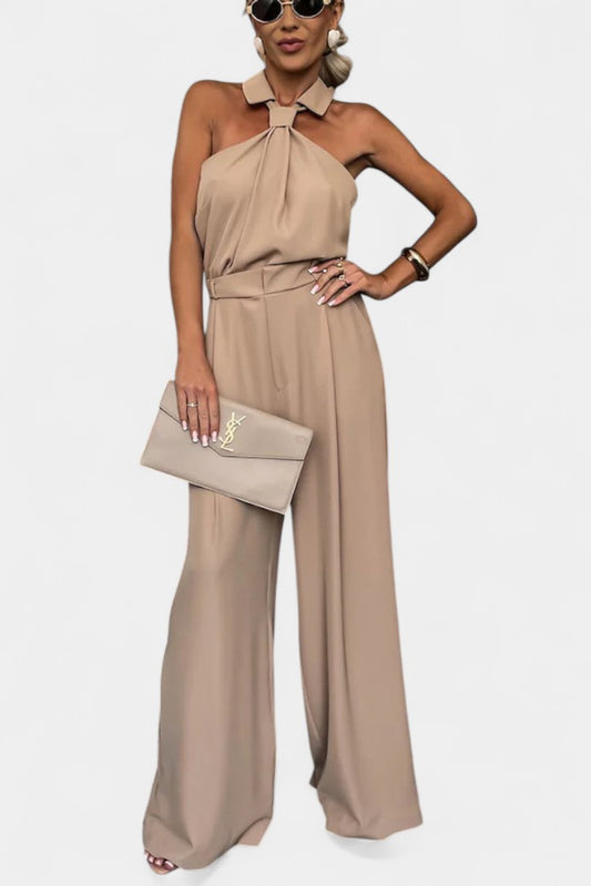 Sibyl Elegant Halter Two-Piece Set