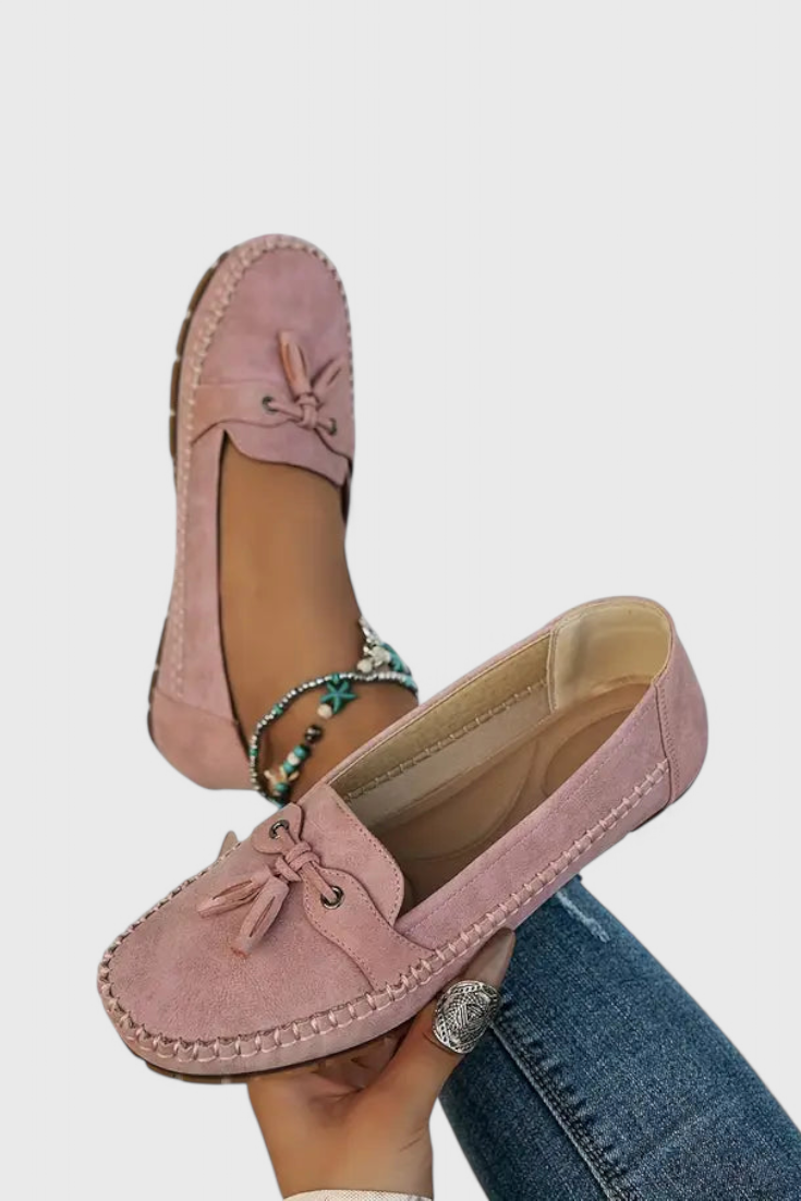 Peony Classic Suede Tassel Loafers