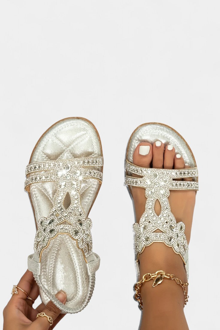 Alaya Embellished Gladiator Sandals