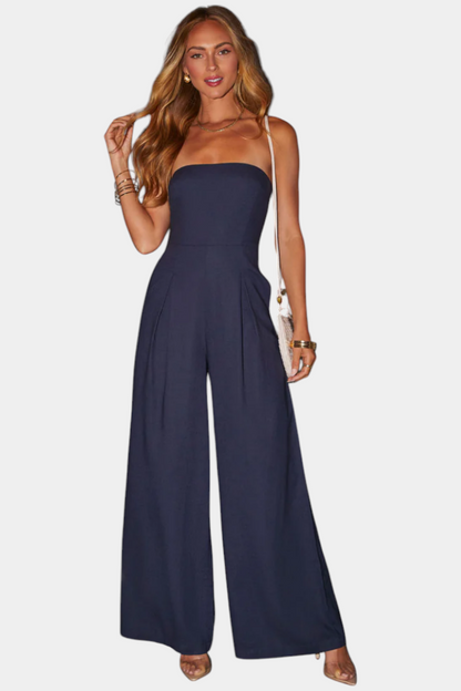 Llona Strapless Wide-Leg Jumpsuit