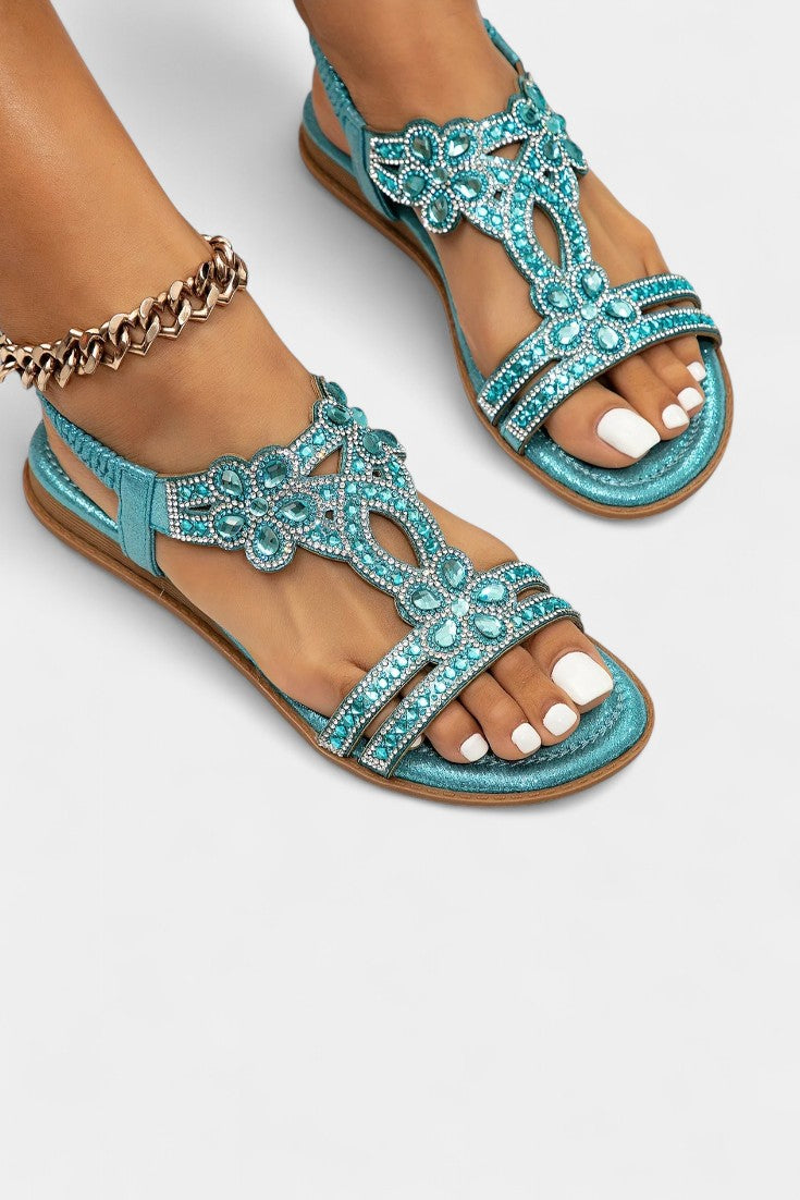 Alaya Embellished Gladiator Sandals