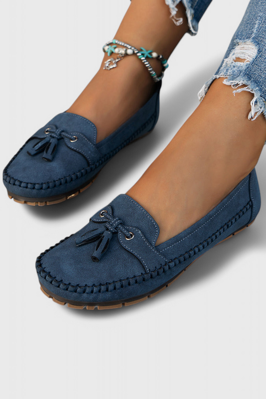 Peony Classic Suede Tassel Loafers