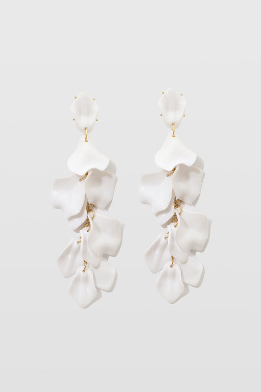 Orchid Petals Drop Earrings