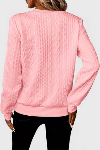 Zoey Soft Zip-Up Knit Jumper