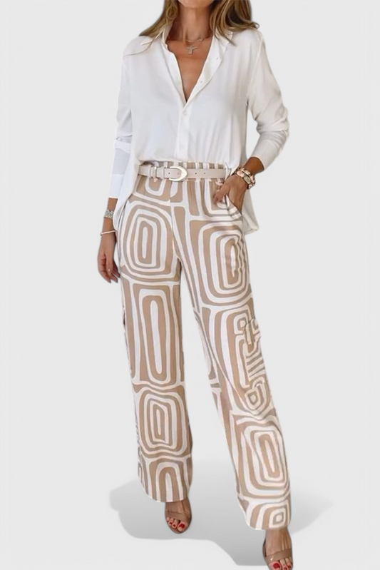 Calla Long-Sleeve Two-Piece Set