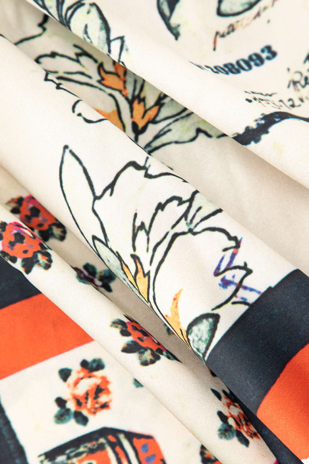 Maple Floral High-Waisted Straight Leg Pants