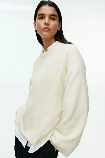 Matilda Relaxed Fit Sweater in Soft Knit Blend