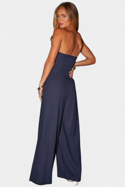 Llona Strapless Wide-Leg Jumpsuit