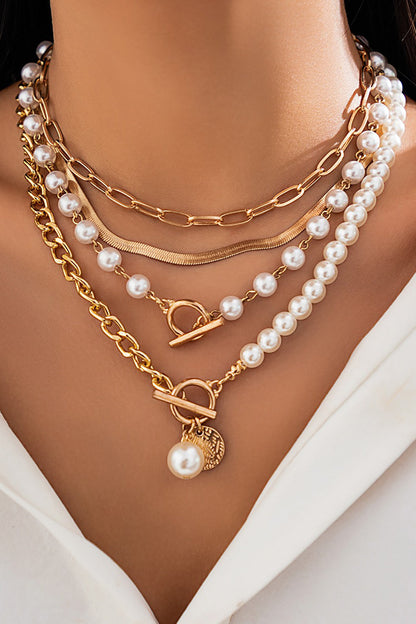 Layered Pearl Necklace