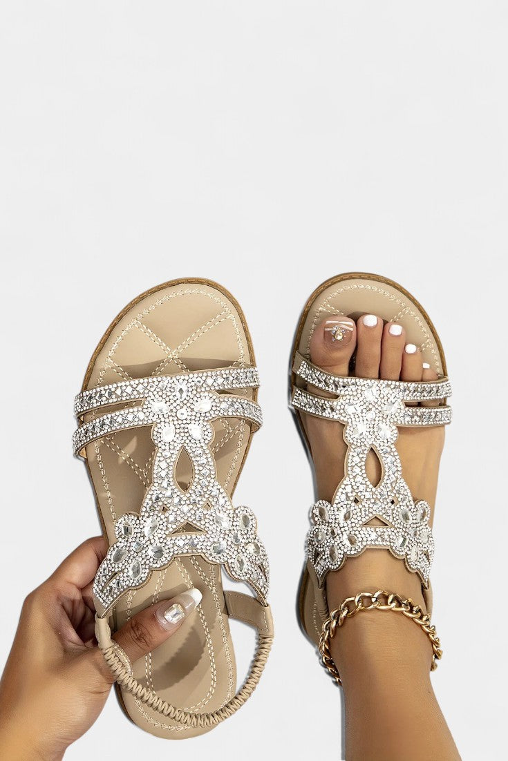 Alaya Embellished Gladiator Sandals