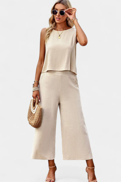 Lavinia Flowy Boho Top & Shorts Set