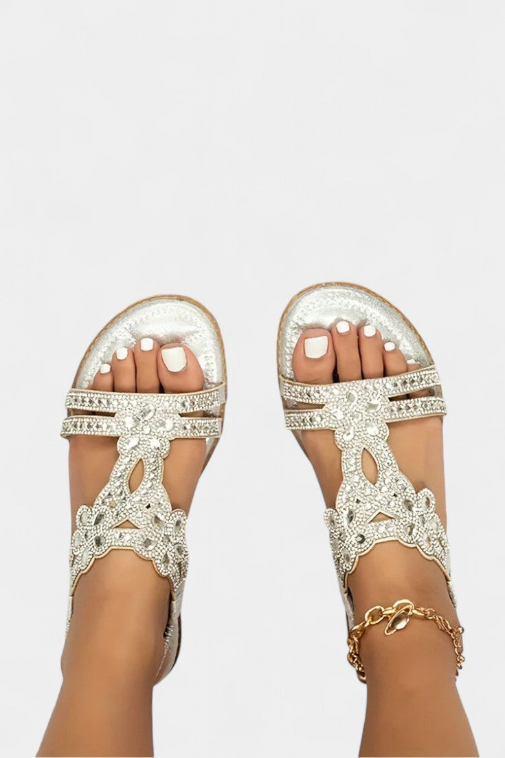 Alaya Embellished Gladiator Sandals