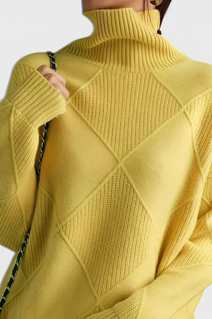 Jasmine Cosy Cashmere Turtleneck Jumper