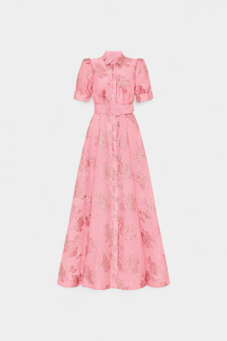Celestine Puff Sleeve Maxi Dress