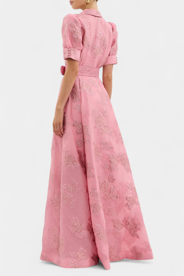 Celestine Puff Sleeve Maxi Dress