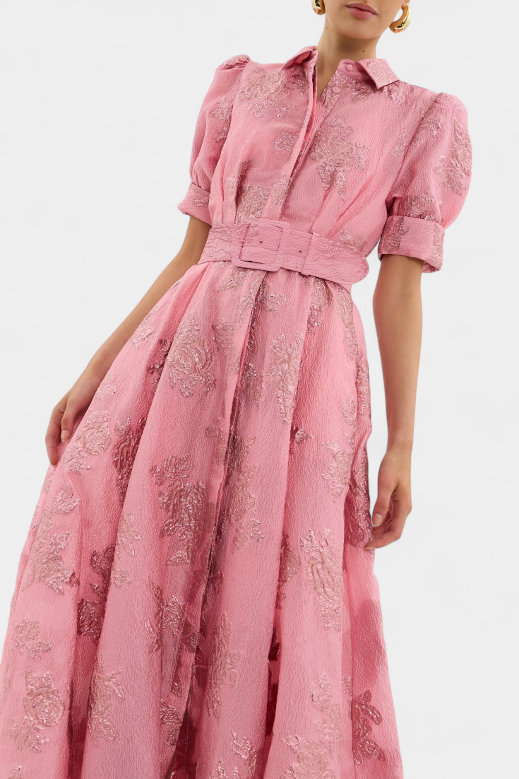 Celestine Puff Sleeve Maxi Dress