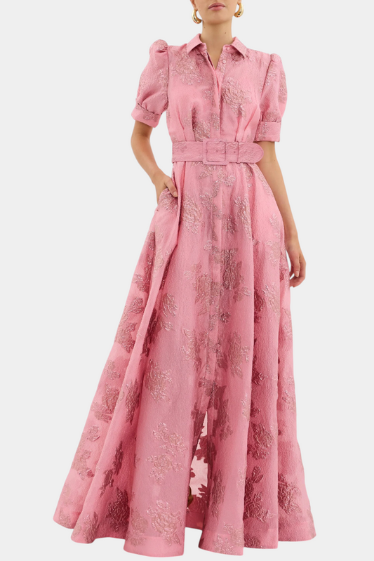 Celestine Puff Sleeve Maxi Dress
