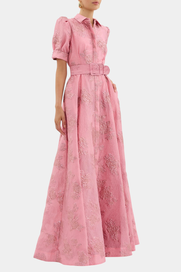 Celestine Puff Sleeve Maxi Dress