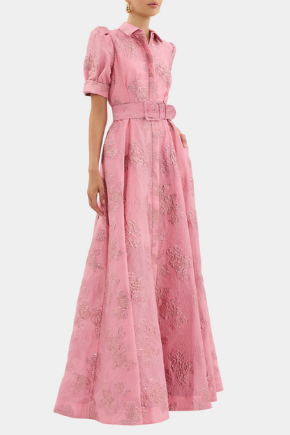 Celestine Puff Sleeve Maxi Dress
