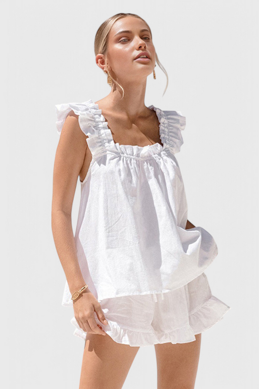Victoria Ruffle Lounge Set