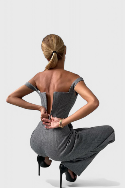 Evena Tailored Trousersuit for Confident Elegance