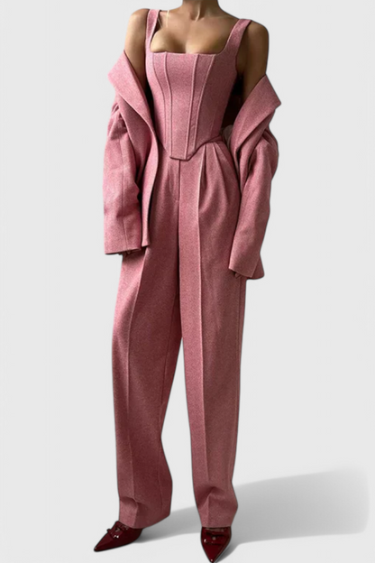 Evena Tailored Trousersuit for Confident Elegance